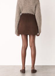 Suede A Line Skirt