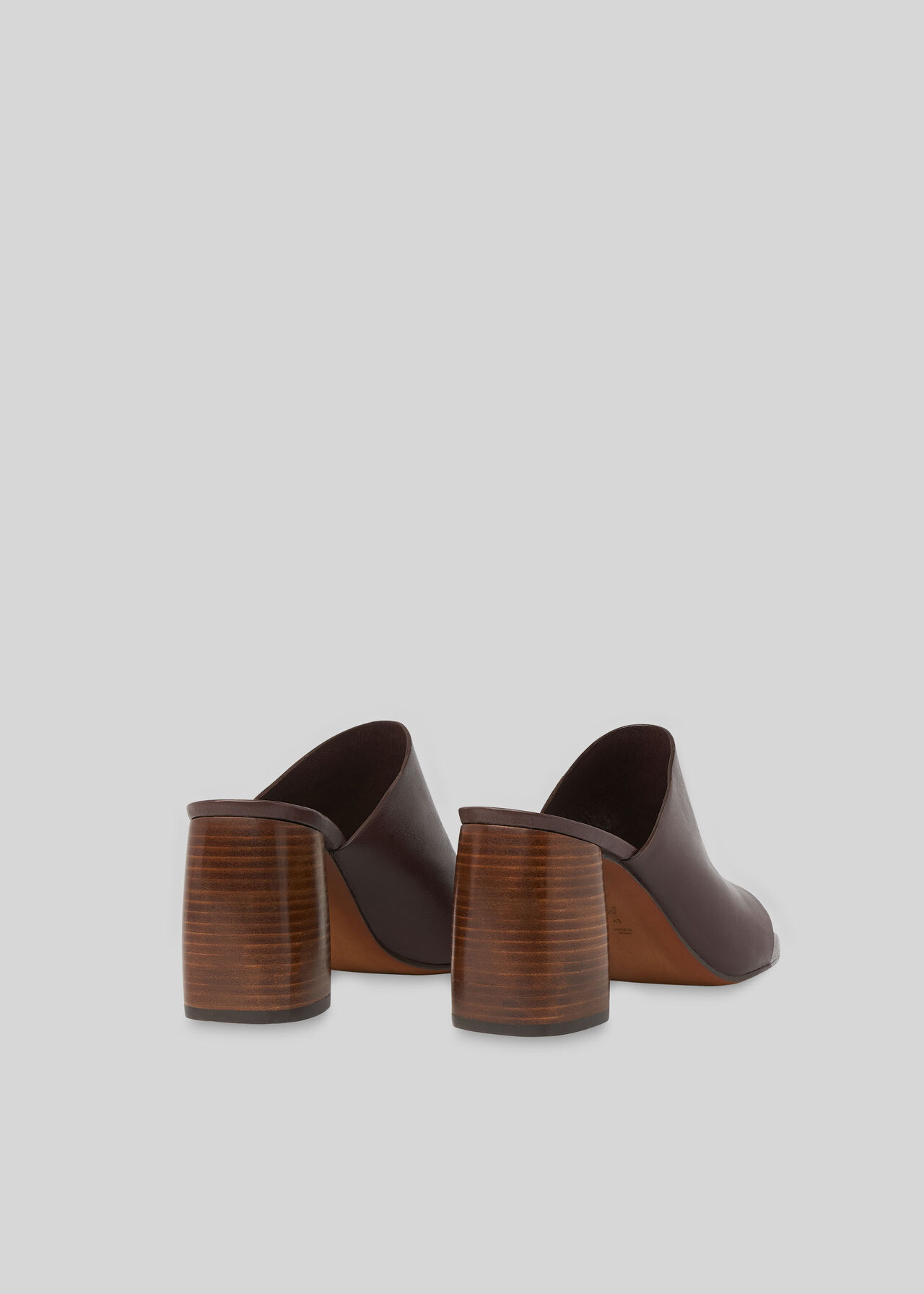 Acre Toe Loop Mule Brown