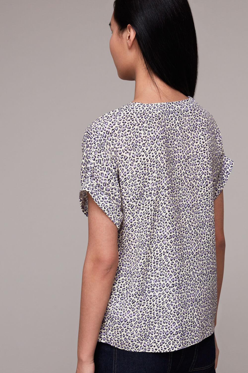 Dashed Leopard Top
