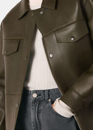 Clean Bonded Leather Jacket