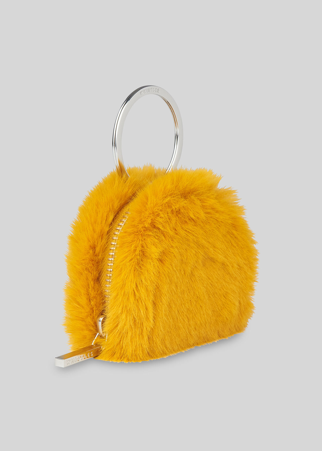 Harper Faux Fur Keyring Purse