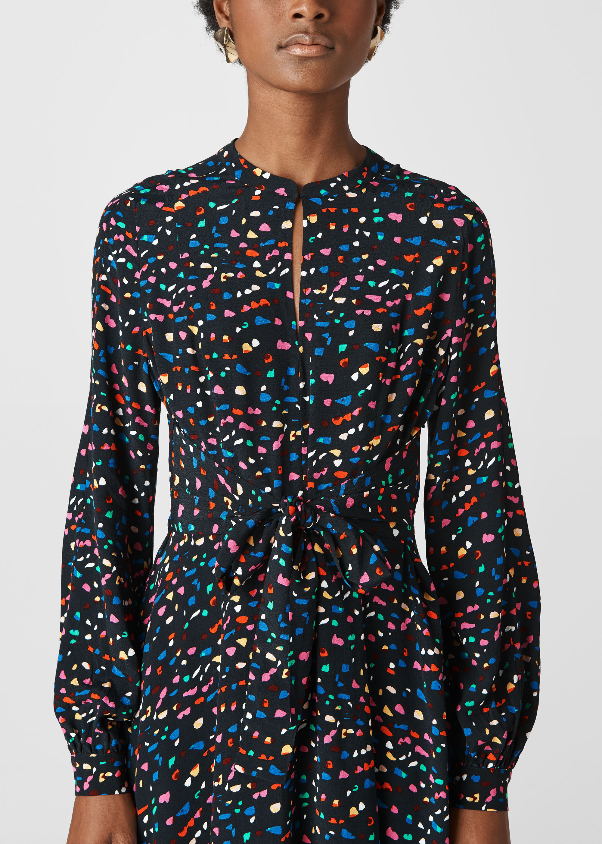 Whistles pearl fiesta print outlet dress
