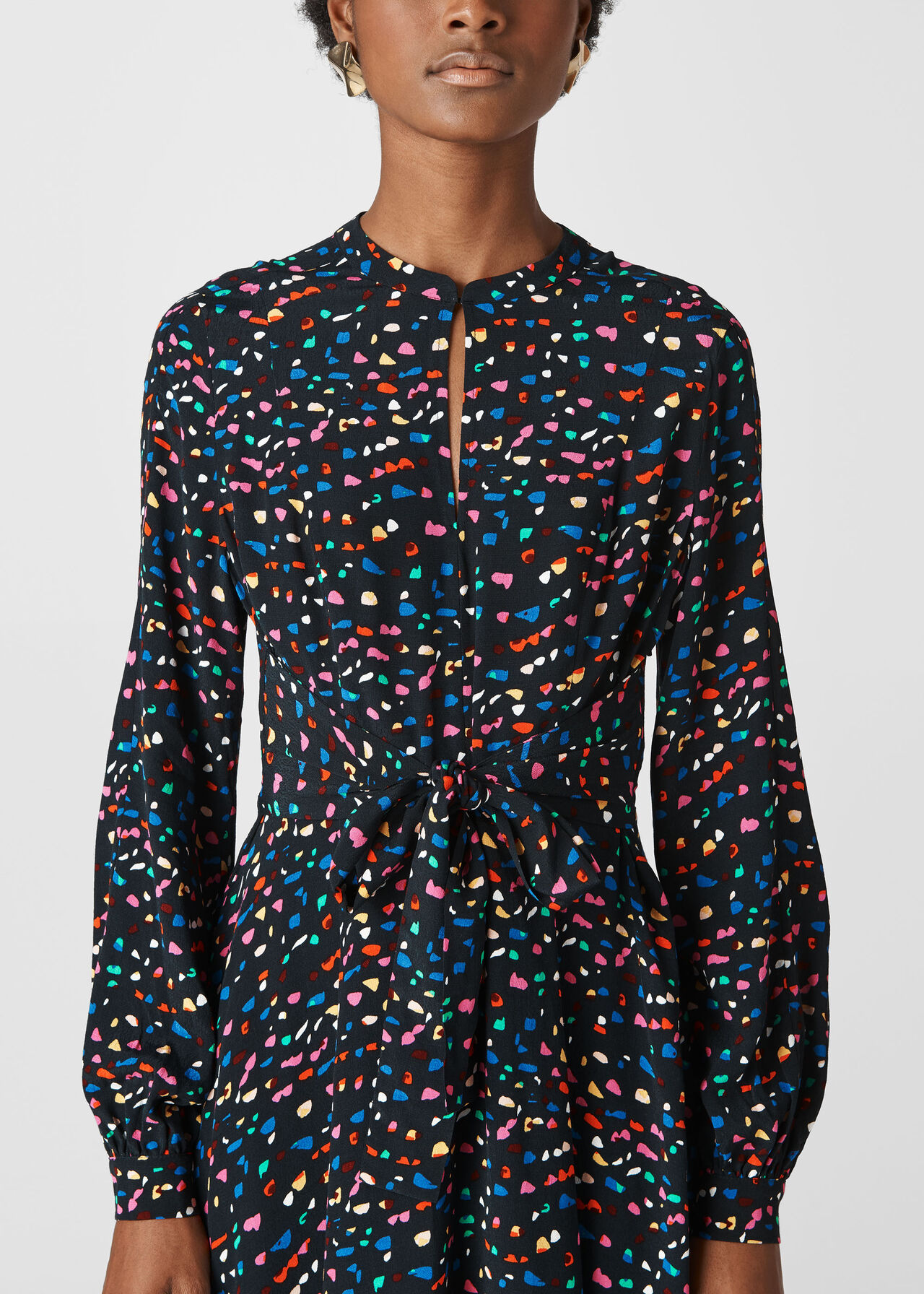 Pearl Fiesta Print Dress Multicolour