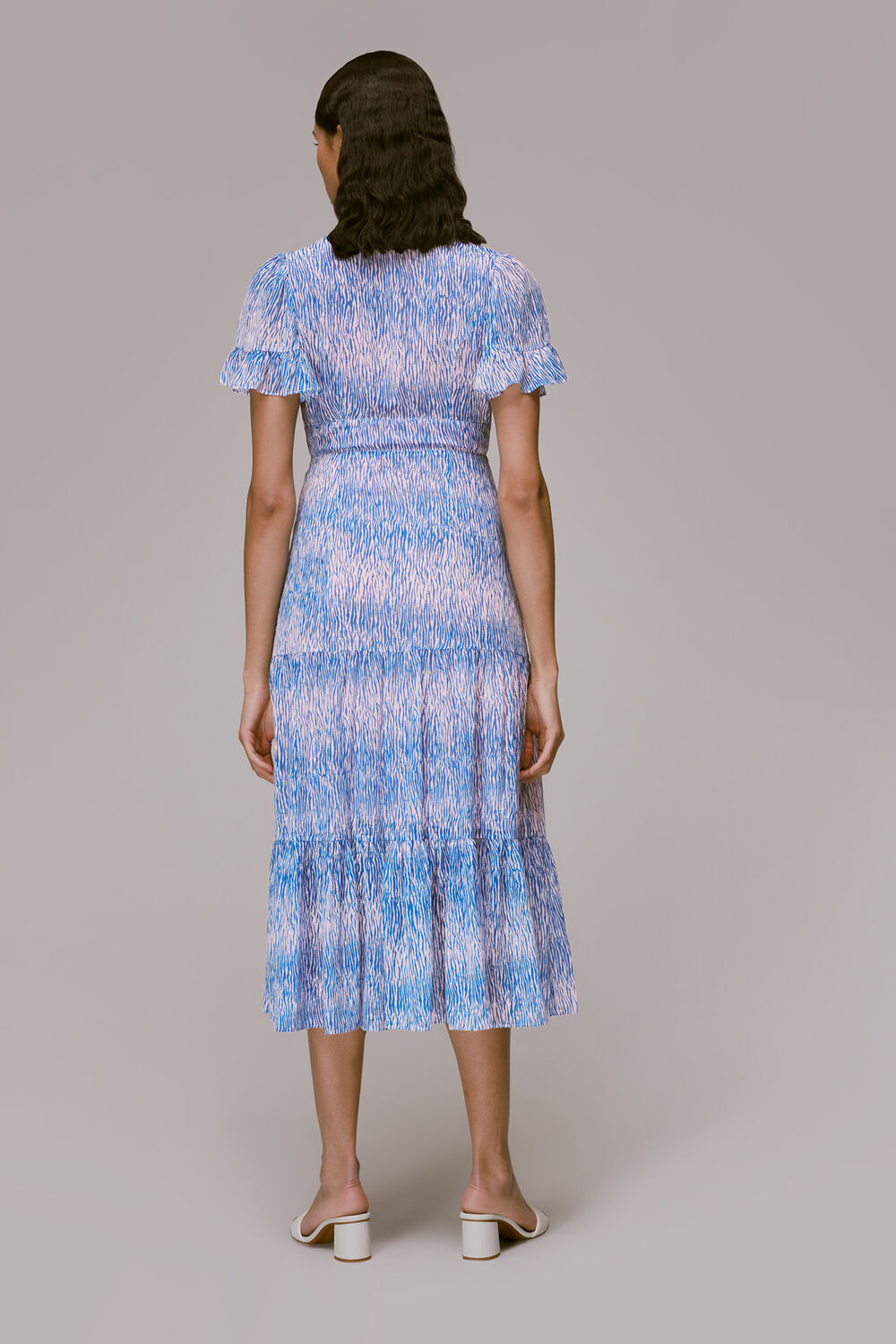Tiger Dobby Midi Dress