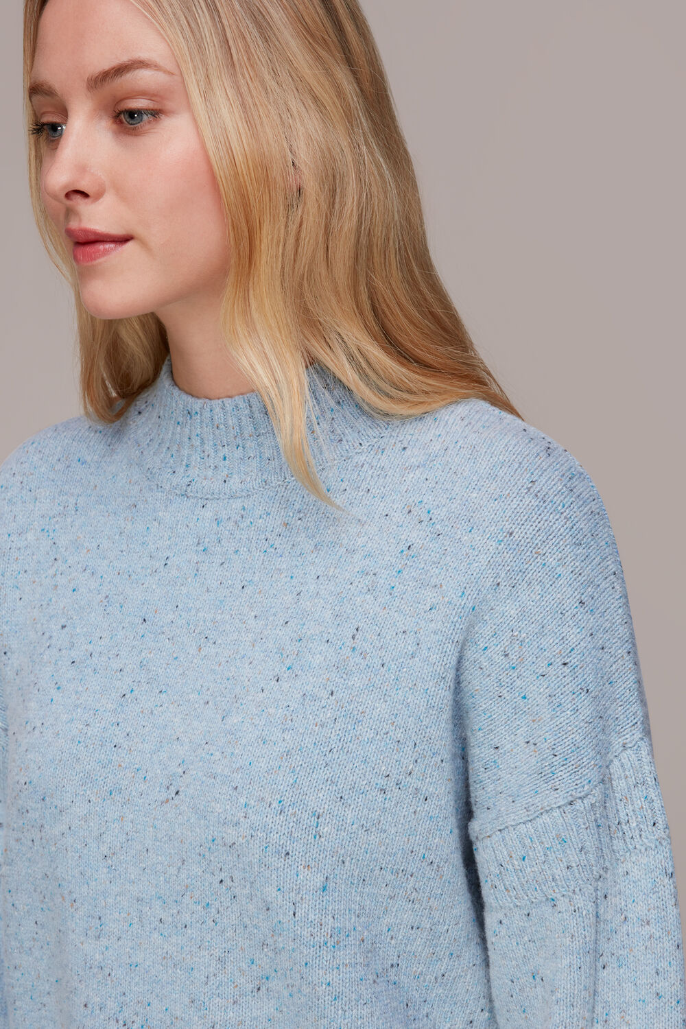 Flecked Funnel Neck Jumper
