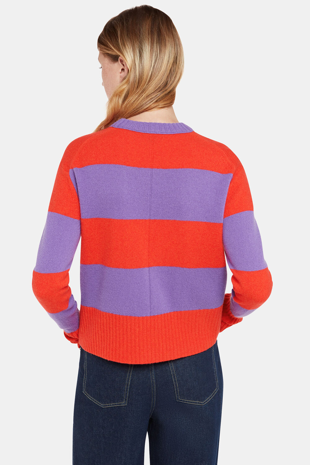 Wool Block Stripe Jumper