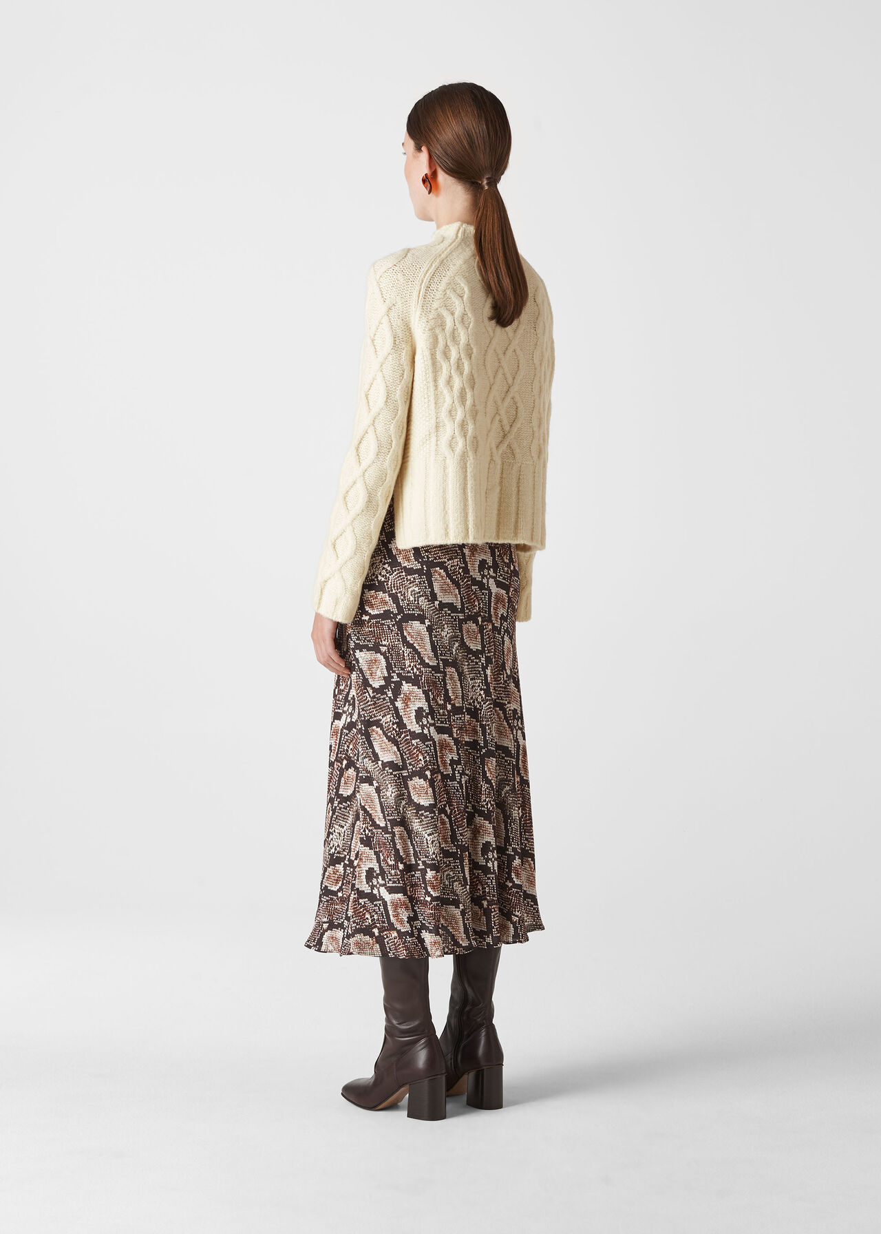 Whistles Modern Cable Sweater