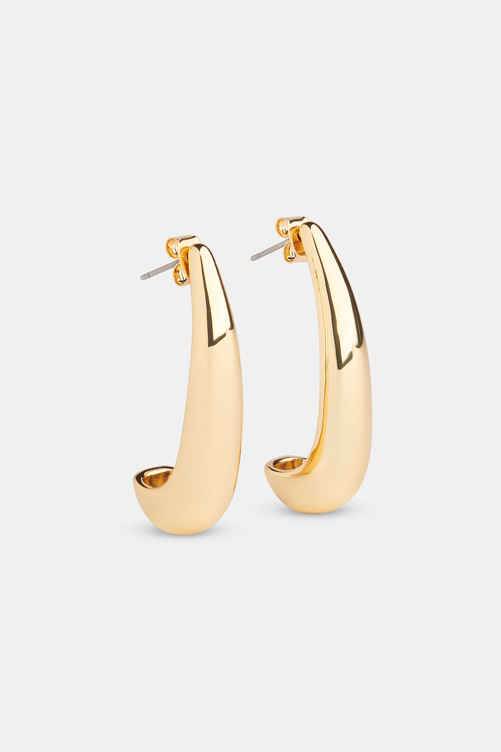 Long Curved Earring
