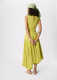 Sleeveless Tiered Midi Dress