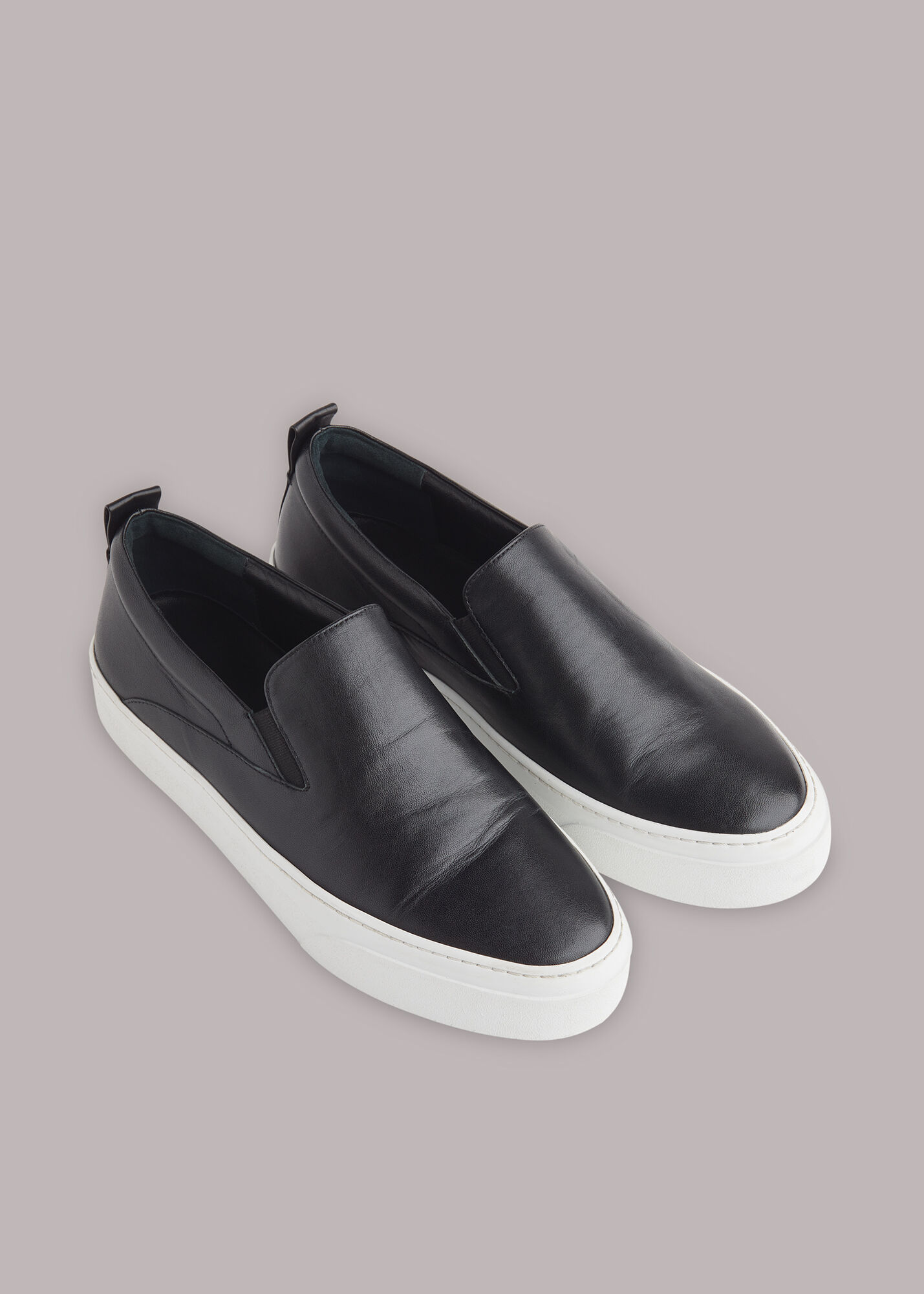 Whistles black trainers outlet