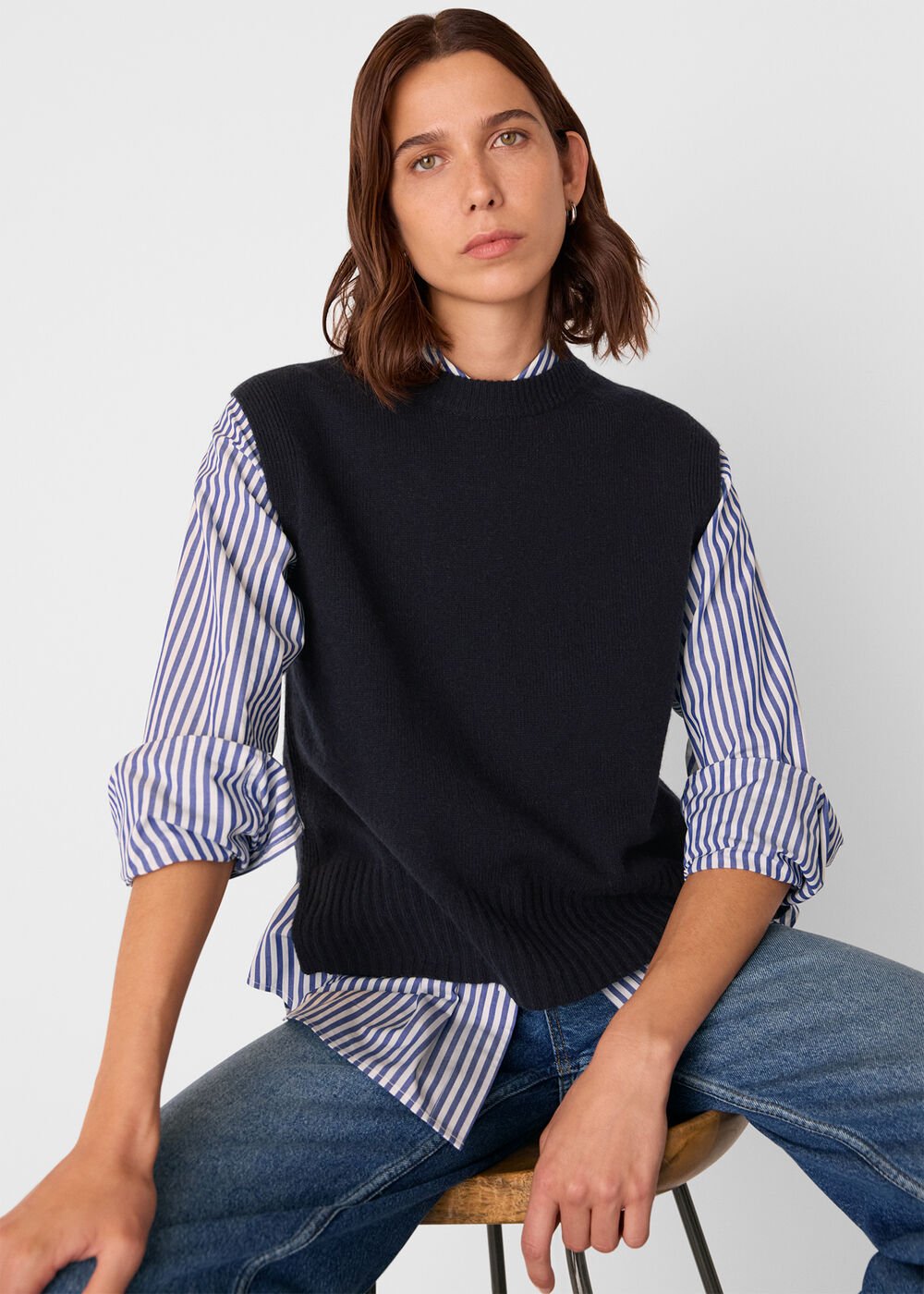 Wool Sleeveless Tank
