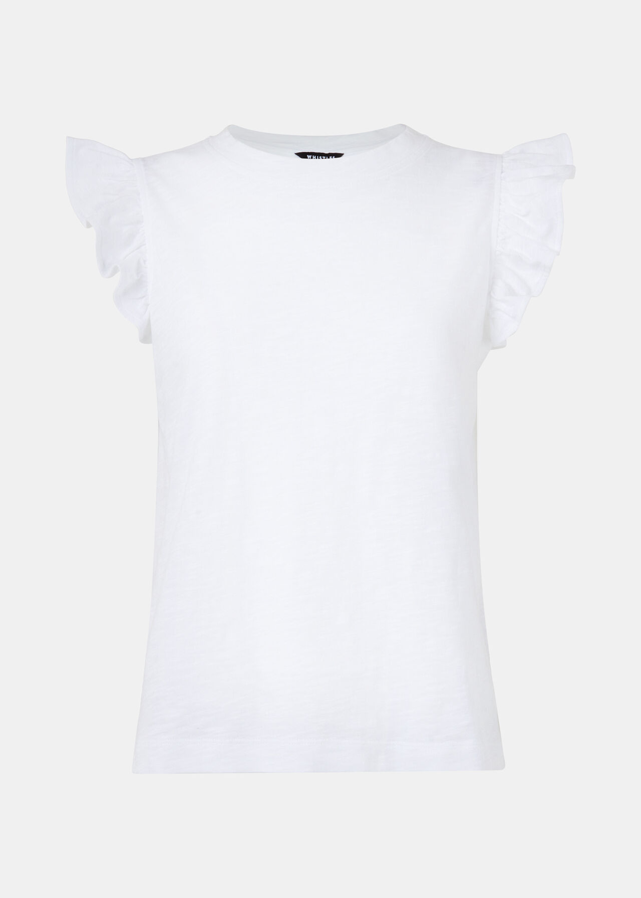Frill Cap Sleeve T-Shirt