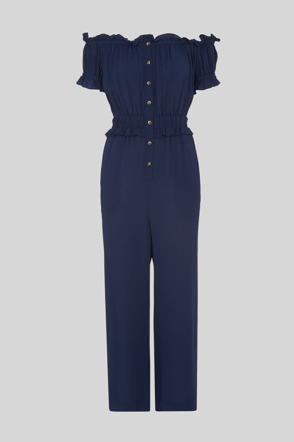Rosalia Bardot Jumpsuit Navy