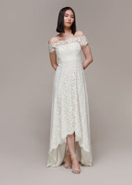 Rose Wedding Dress Ivory