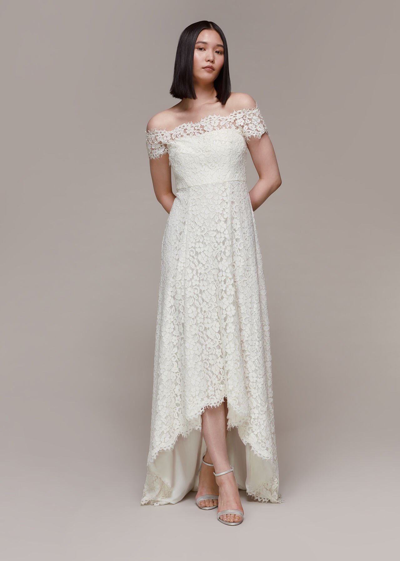 Rose Wedding Dress Ivory