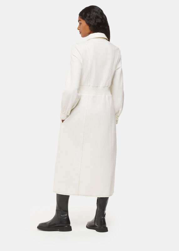 Petite Harlowe Denim Midi Dress