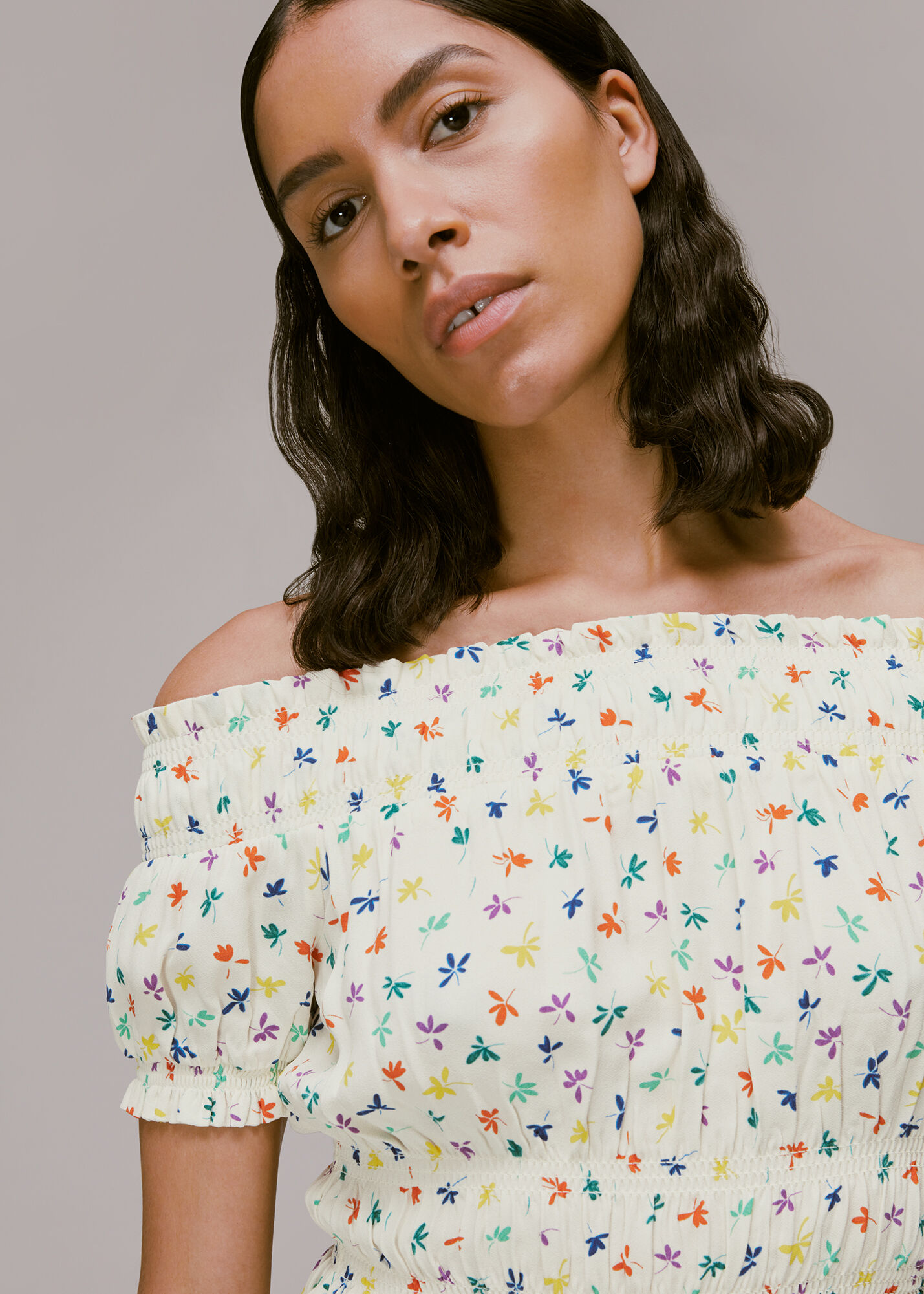 Bardot top zara deals