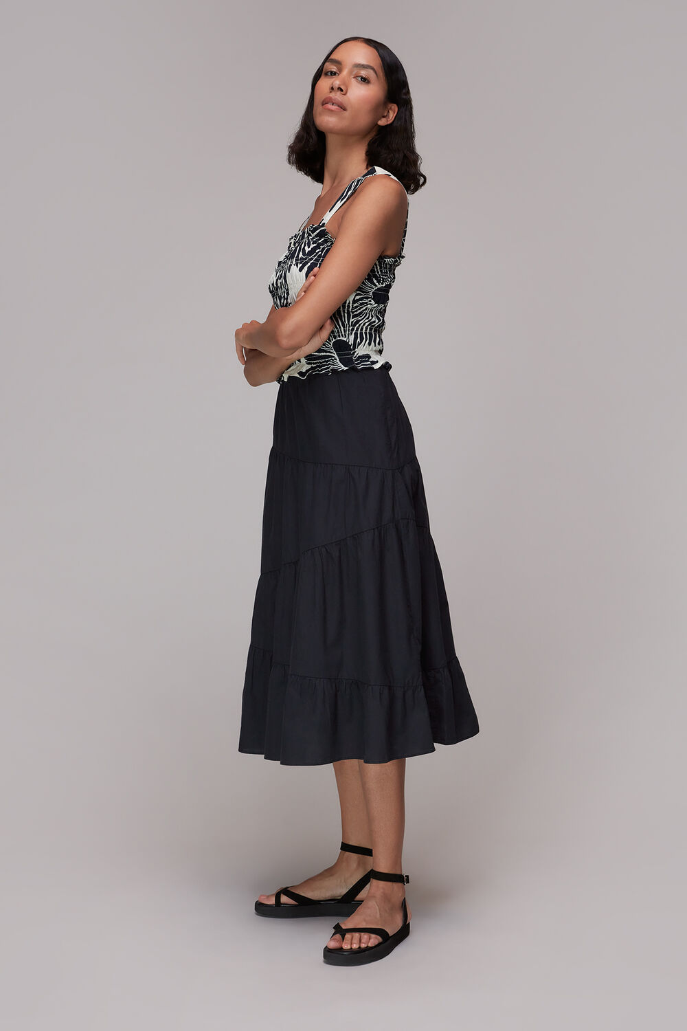 Maria Full Tiered Skirt