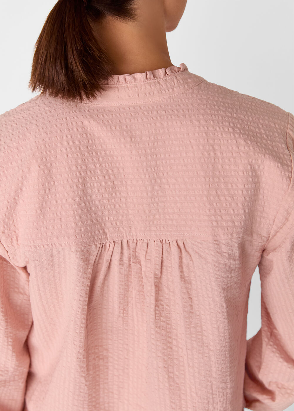 Textured Frill Shirt