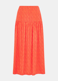 Optical Rope Tiered Skirt