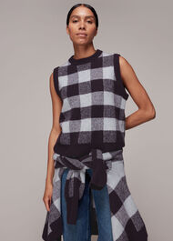 Checked Tank Knit