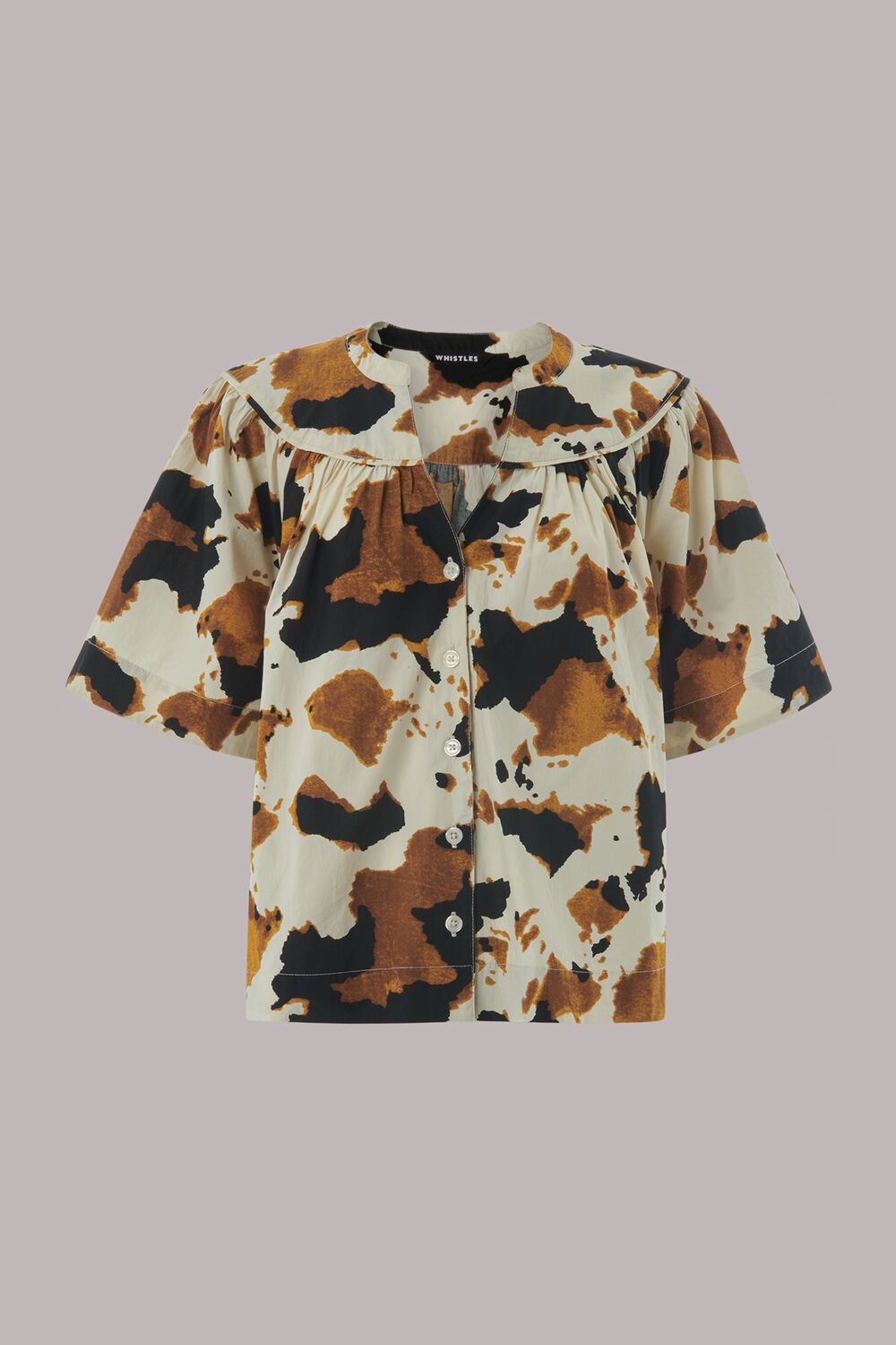 Cow Print Izzy Trapeze Top