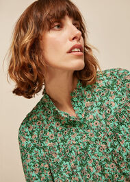 Heath Floral Print Top