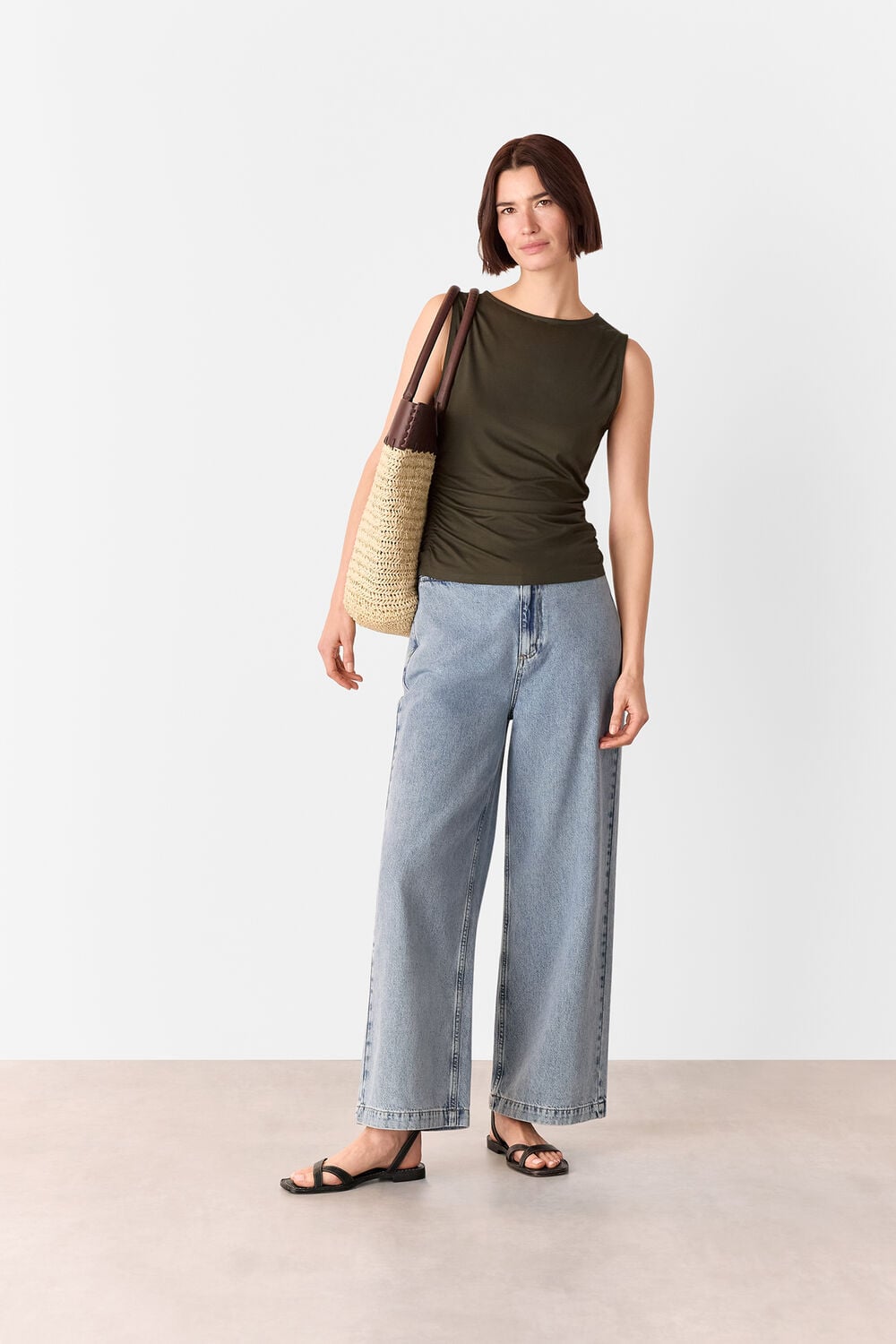 Gathered Side Detail Top