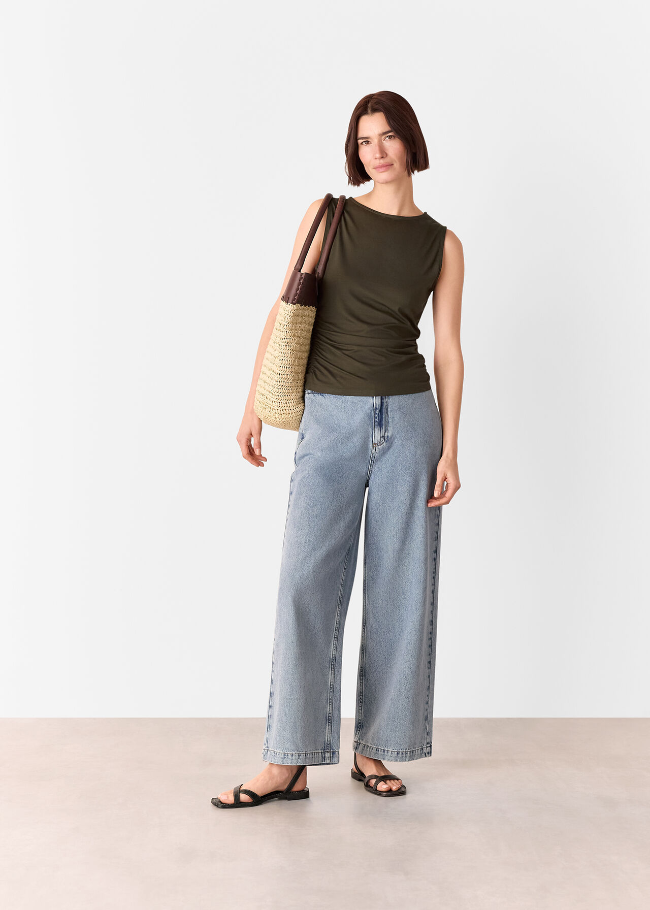 Gathered Side Detail Top