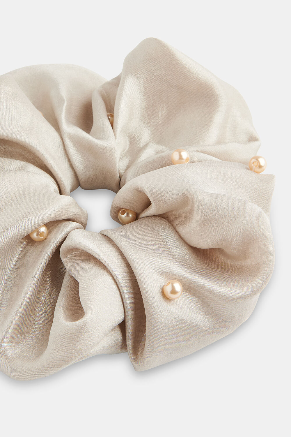 Large Beaded Scrunchie