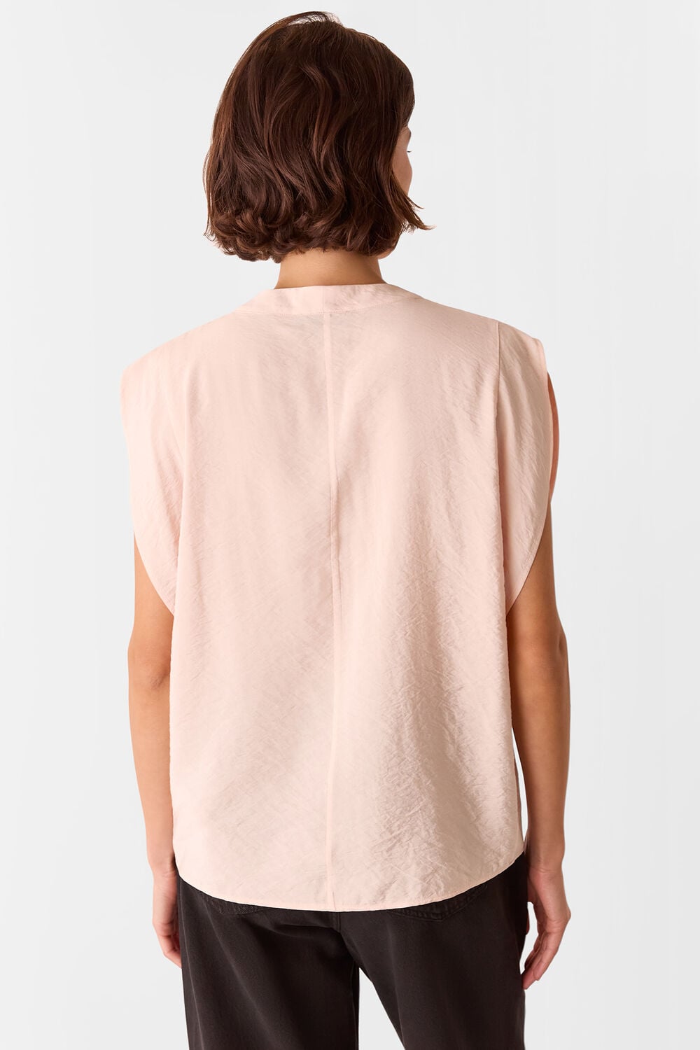 Pale Pink Gwen Sleeveless Blouse