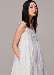 Mabel Broderie Midi Dress