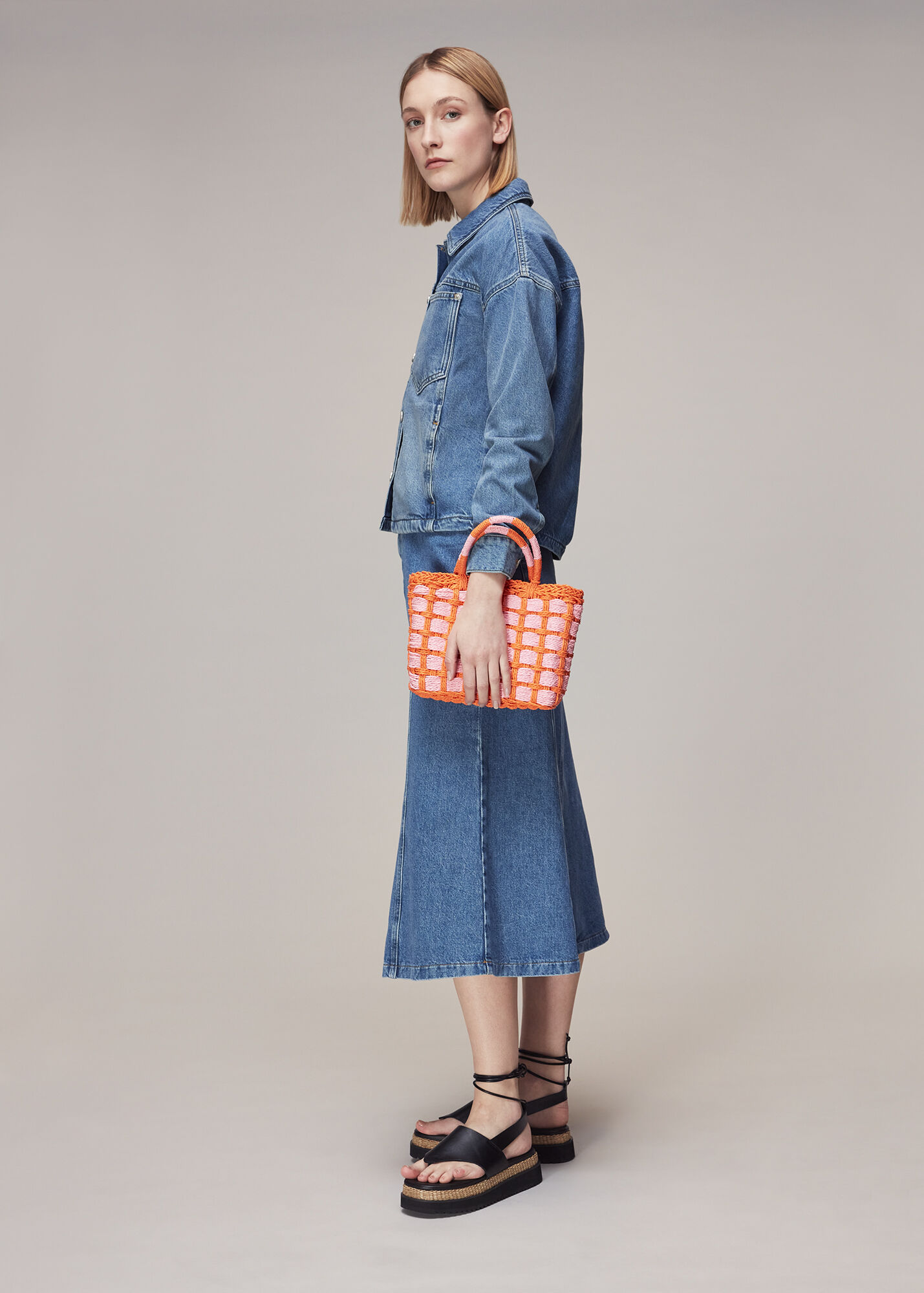 Denim Ella Denim Jacket WHISTLES Whistles UK