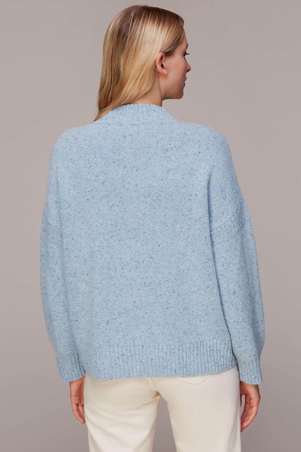 Flecked Funnel Neck Jumper