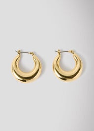 Curved Hoop Earring