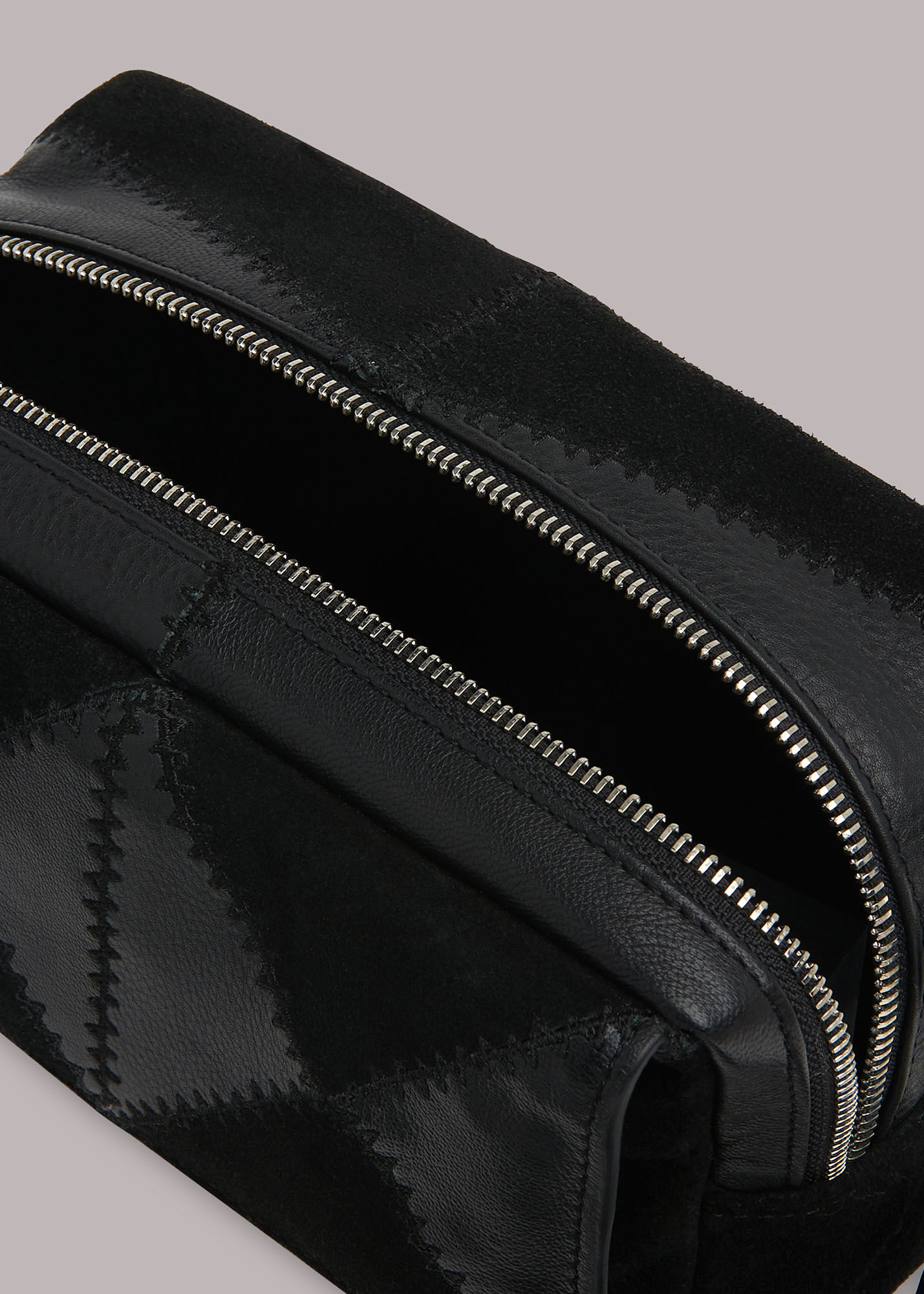 Black Bibi Patchwork Crossbody Bag | WHISTLES | Whistles US |