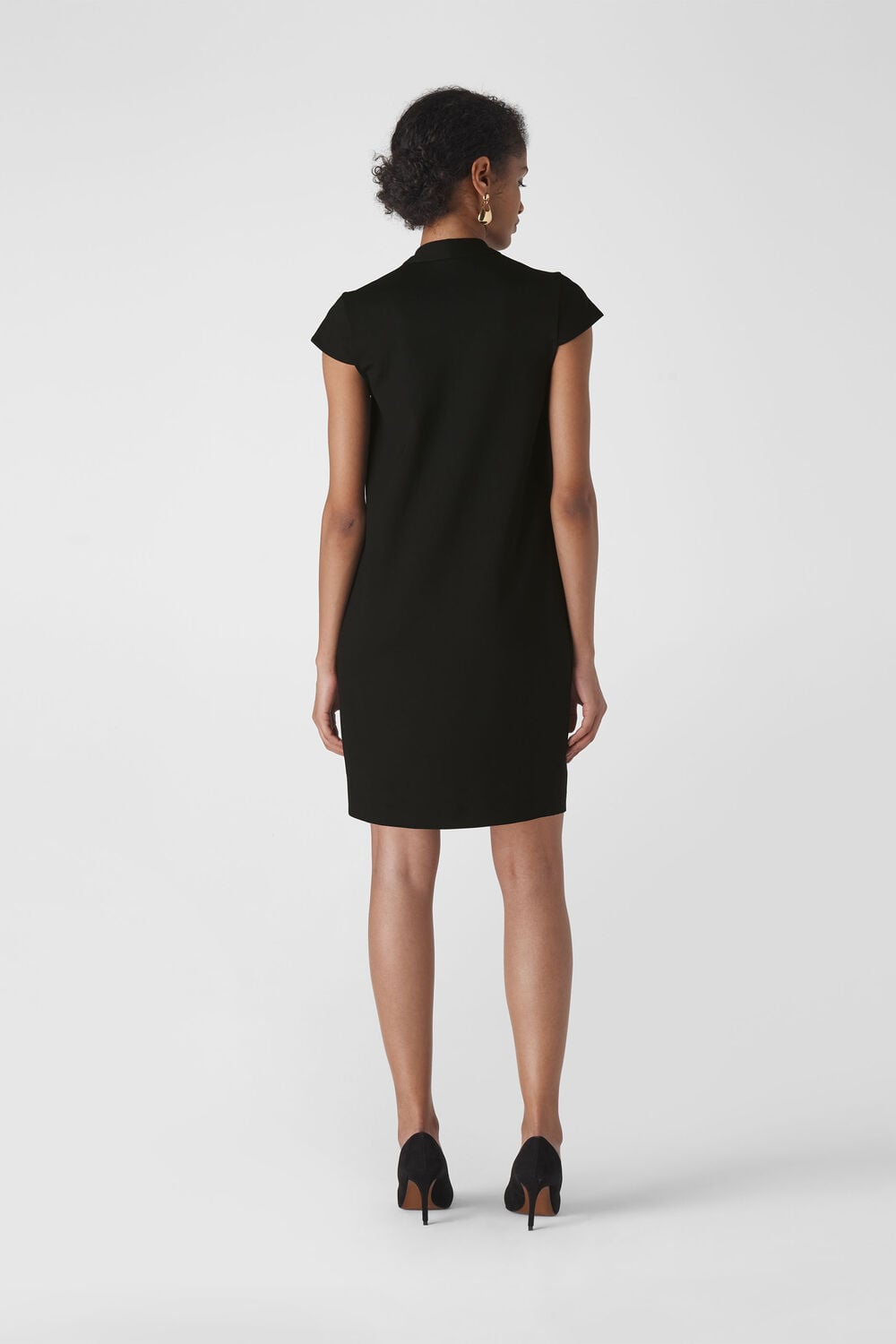Ponte Jersey Paige Dress Black