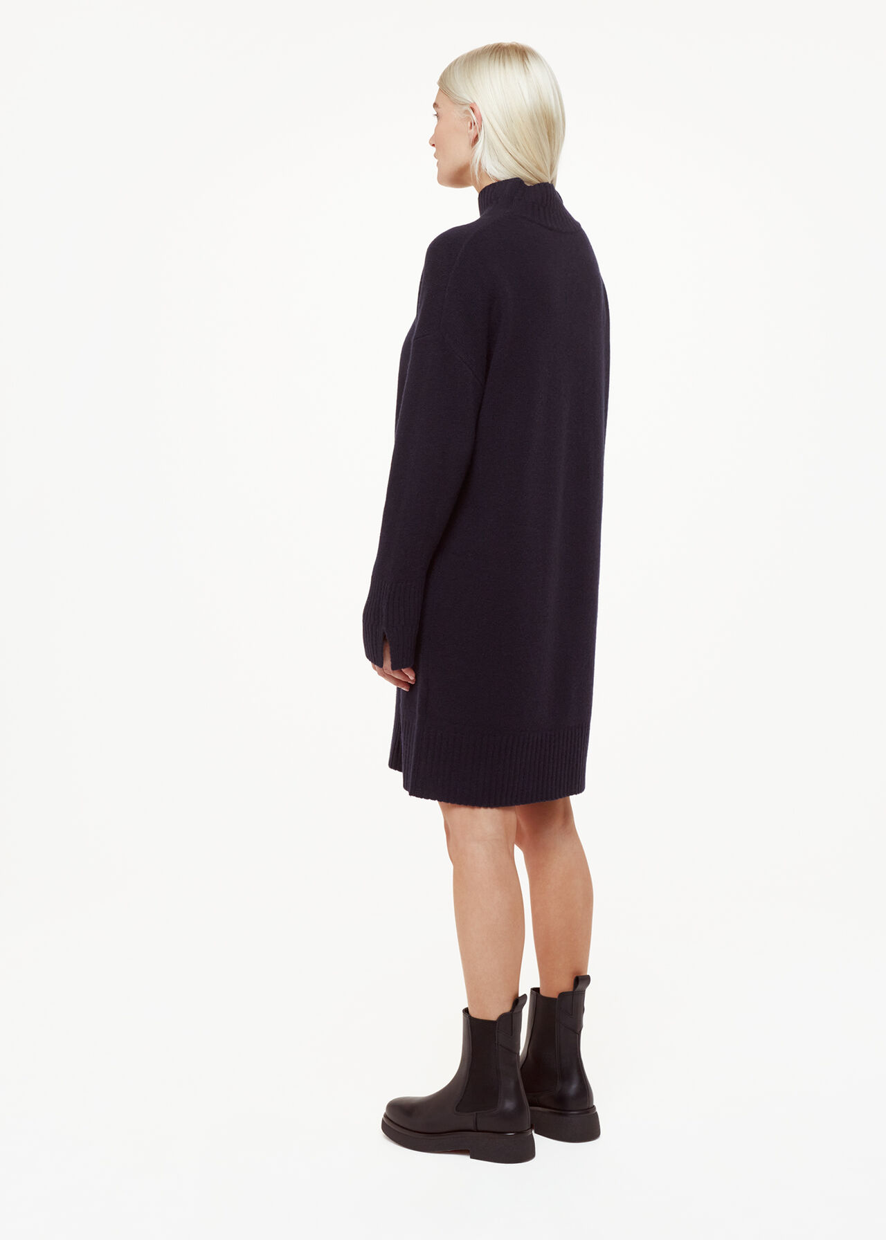 Petite Amelia Wool Knitted Dress