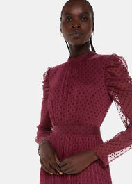 Dobby Velvet Celia Dress