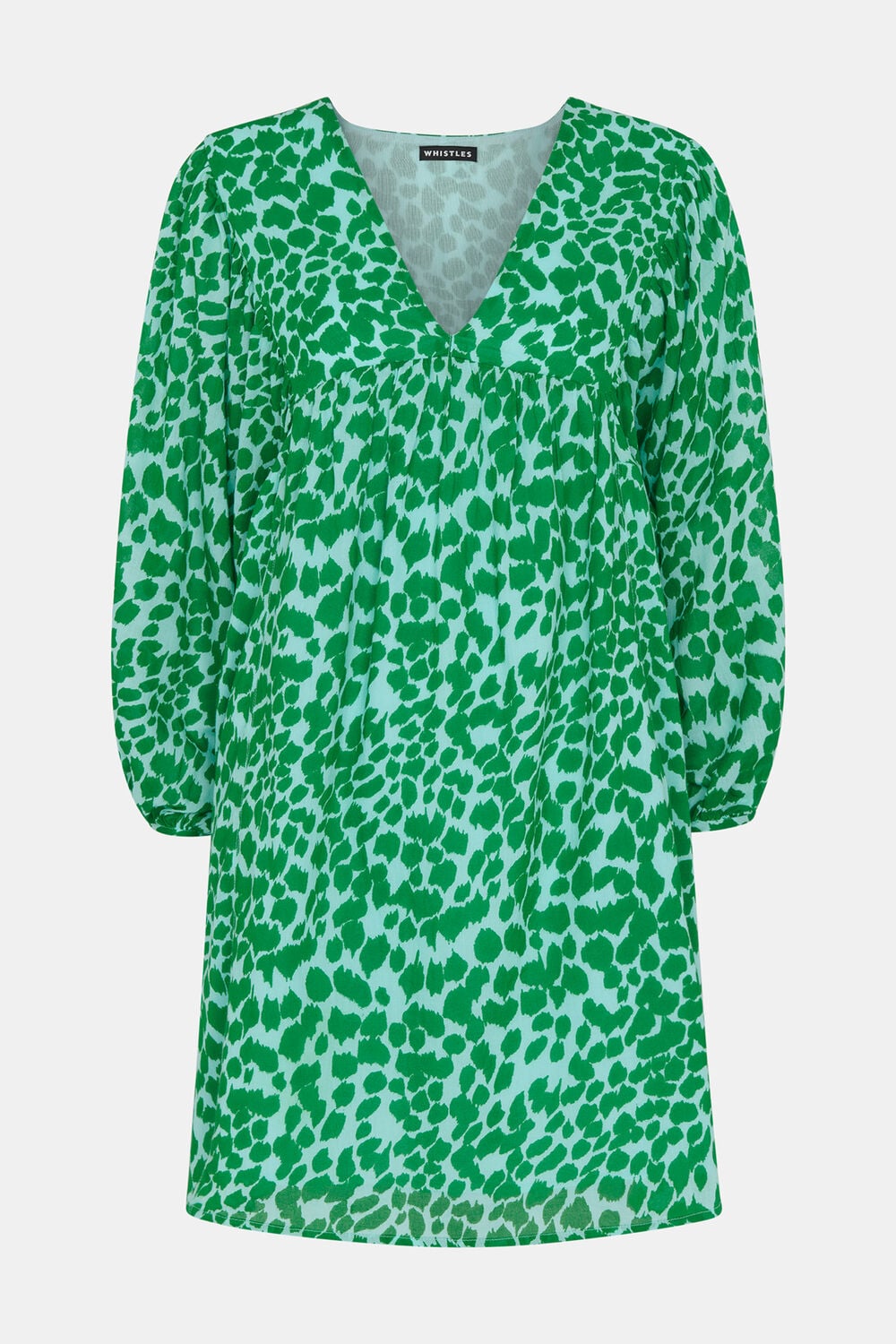 Smooth Leopard Trapeze Dress