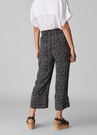 Sahara Printed Trouser Black and White
