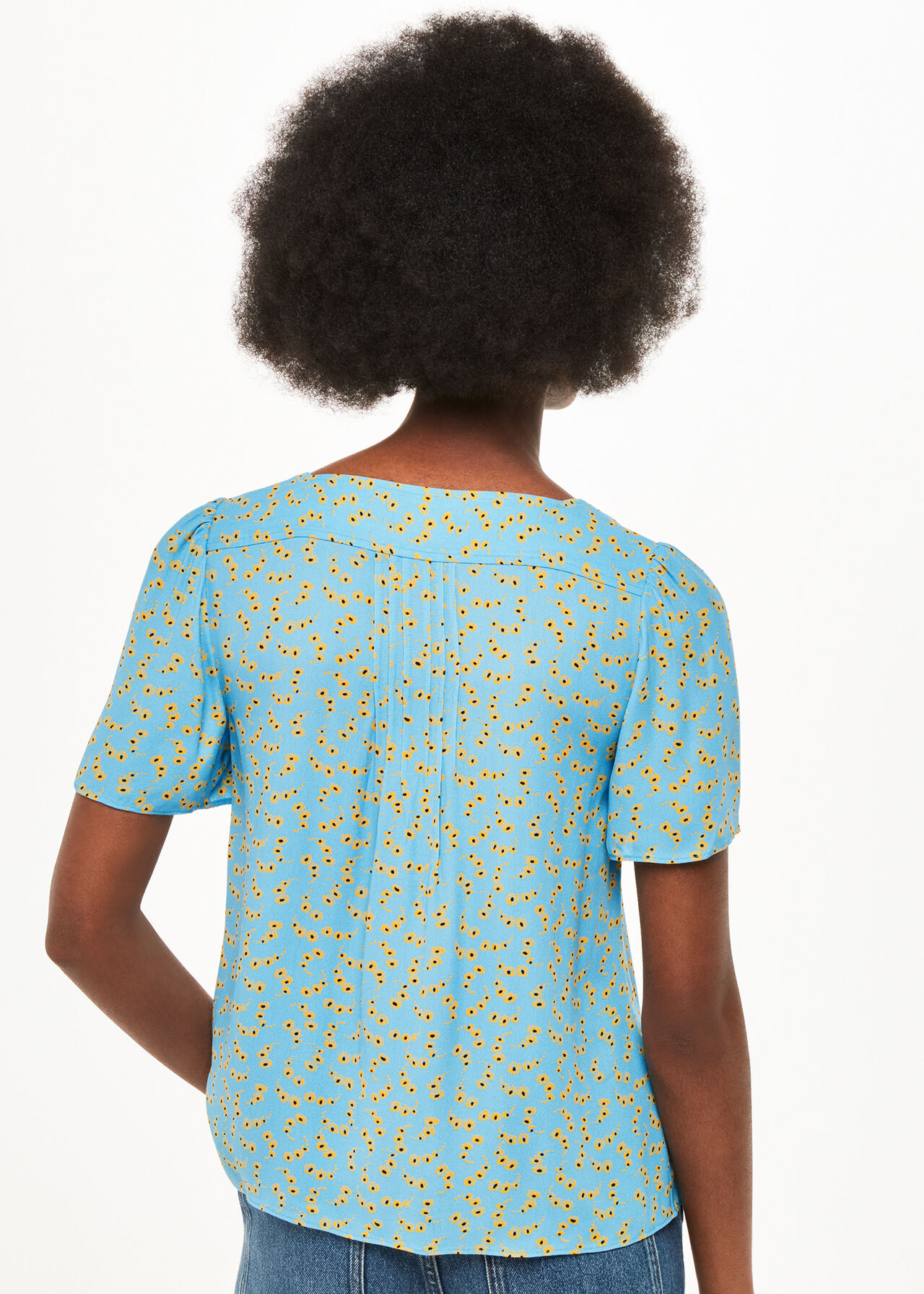 Floral Crescent Top
