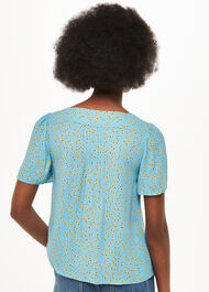 Floral Crescent Top