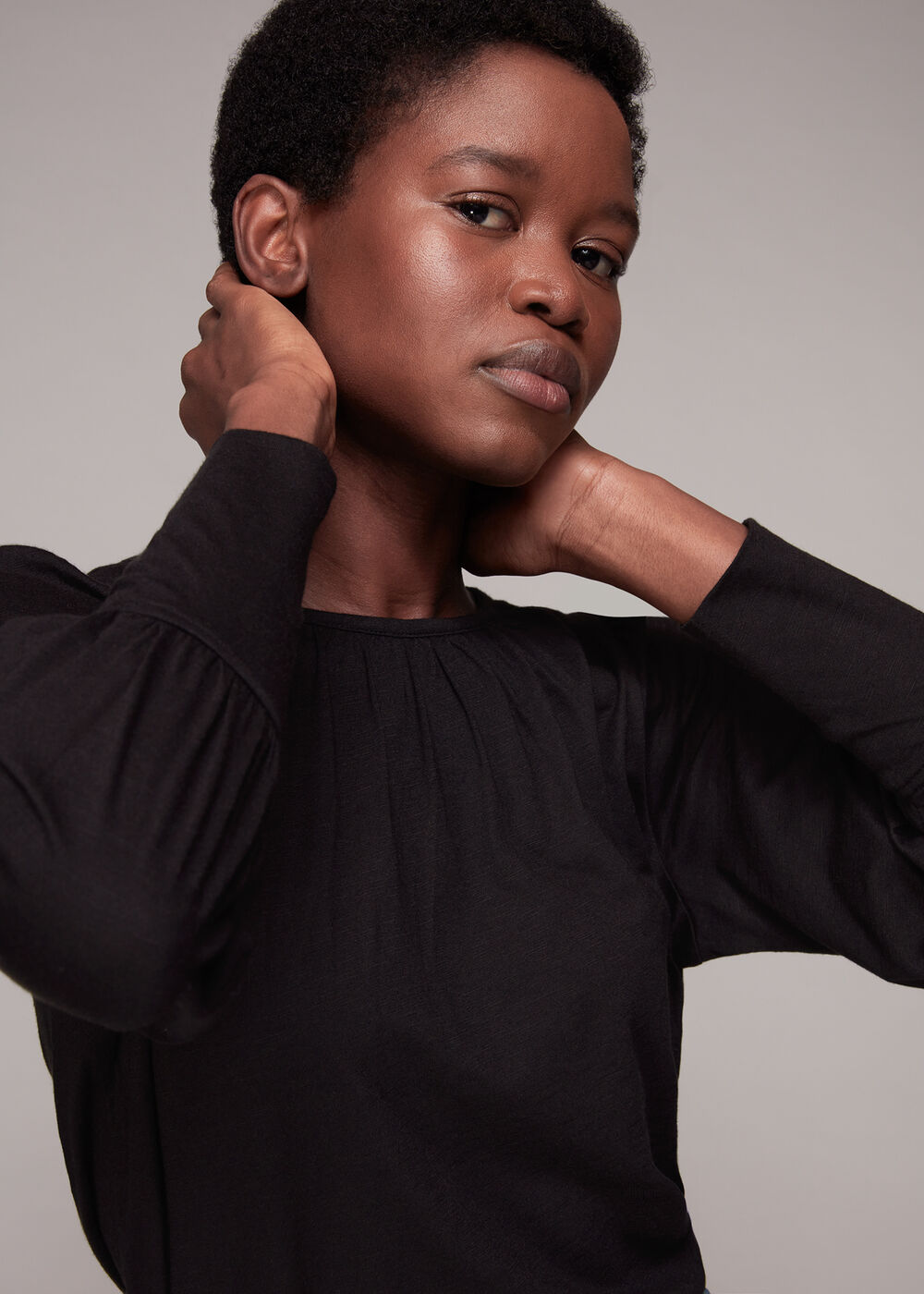 Deep Cuff Long Sleeve Top