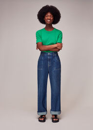 Rosa Double Trim Tee