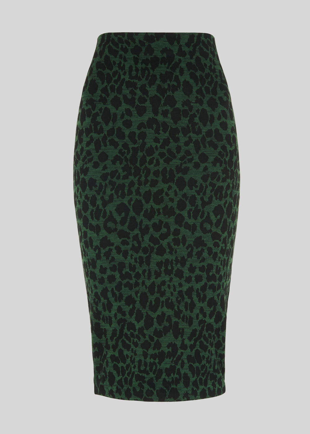 Animal Jacquard Tube Skirt Green/Multi