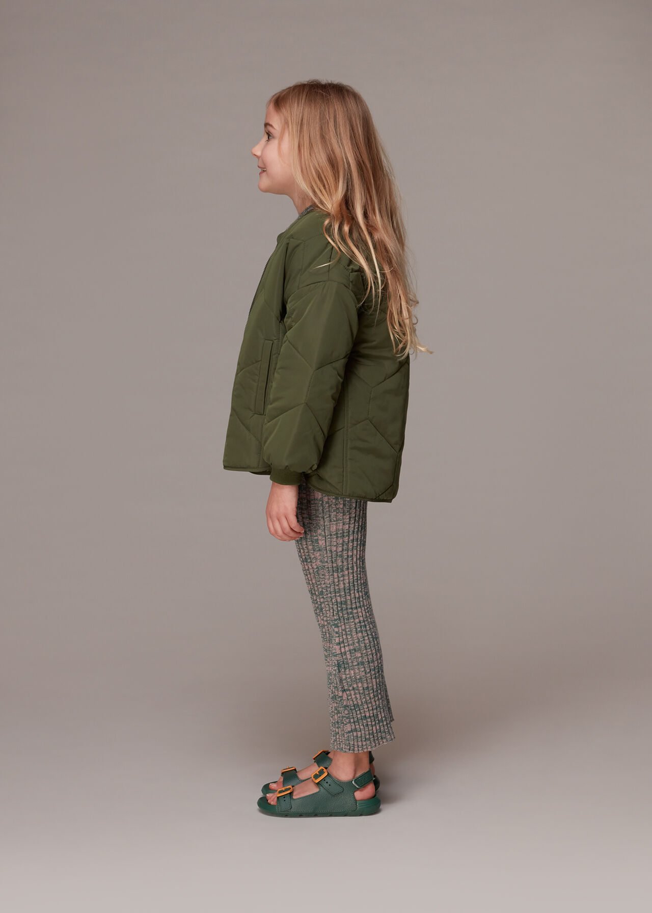 Rib Knit Marl Flare