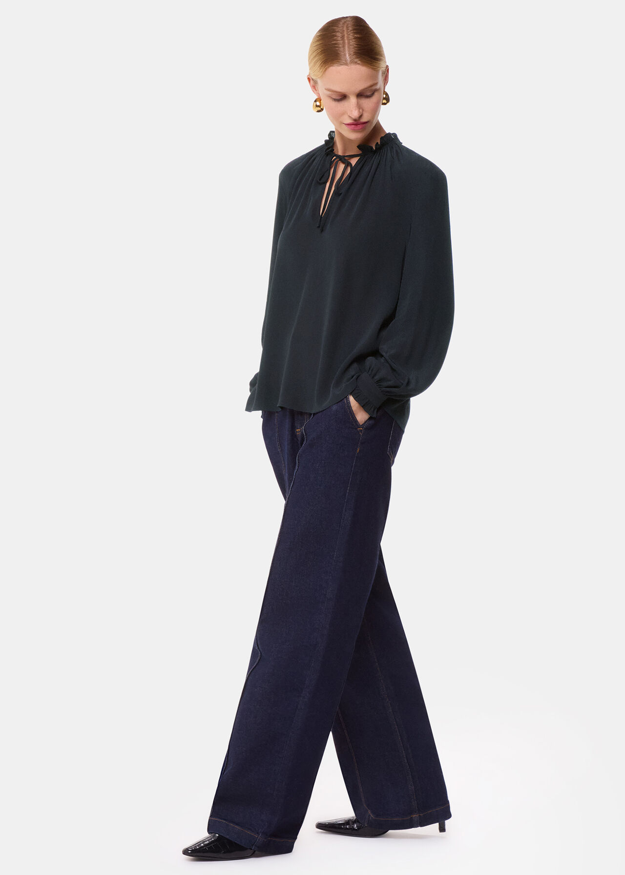 Paige Tie Neck Blouse