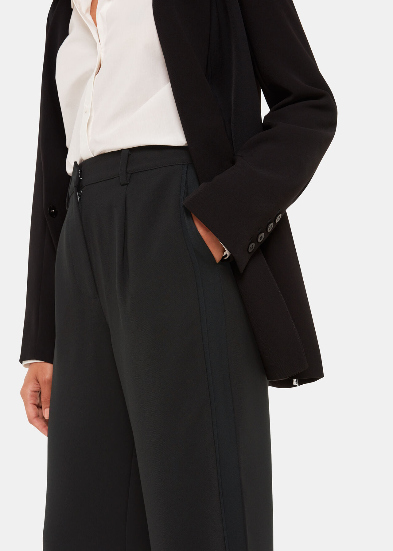 Satin Side Stripe Tux Trouser