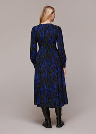 Watercolour Tiger Midi Dress